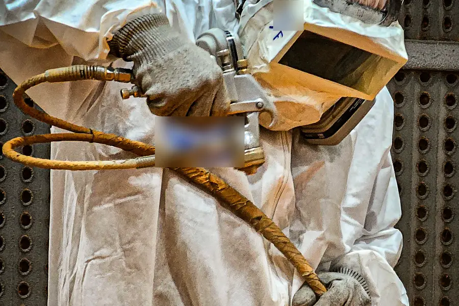 Surface preparation by blasting