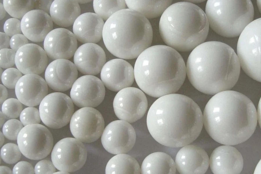 Zirconium silicate beads