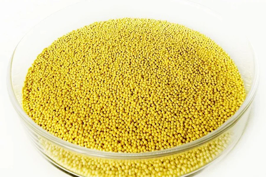 Ceria-stabilized zirconia beads
